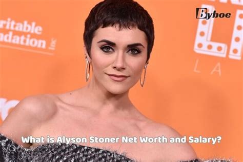 alyson stoner net worth|Alyson Stoners net worth primarily comes from their acting gigs